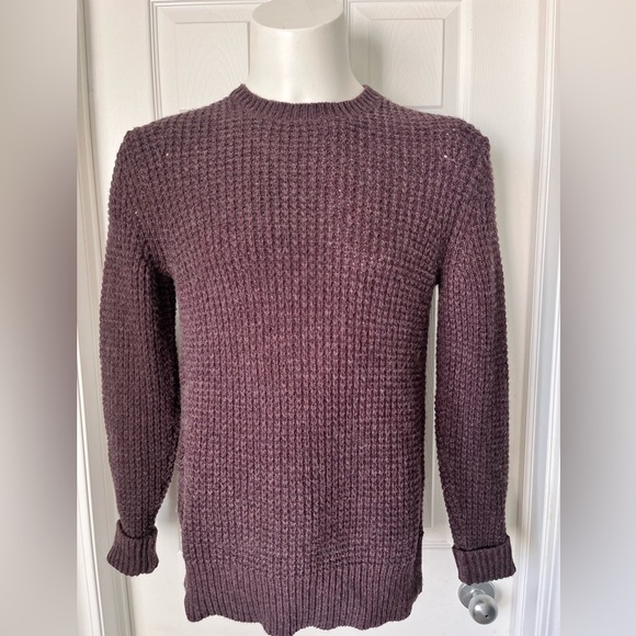 Mens All Saints Tornn Crewneck Sweater Small Merino Wool Blend - Picture 7 of 11